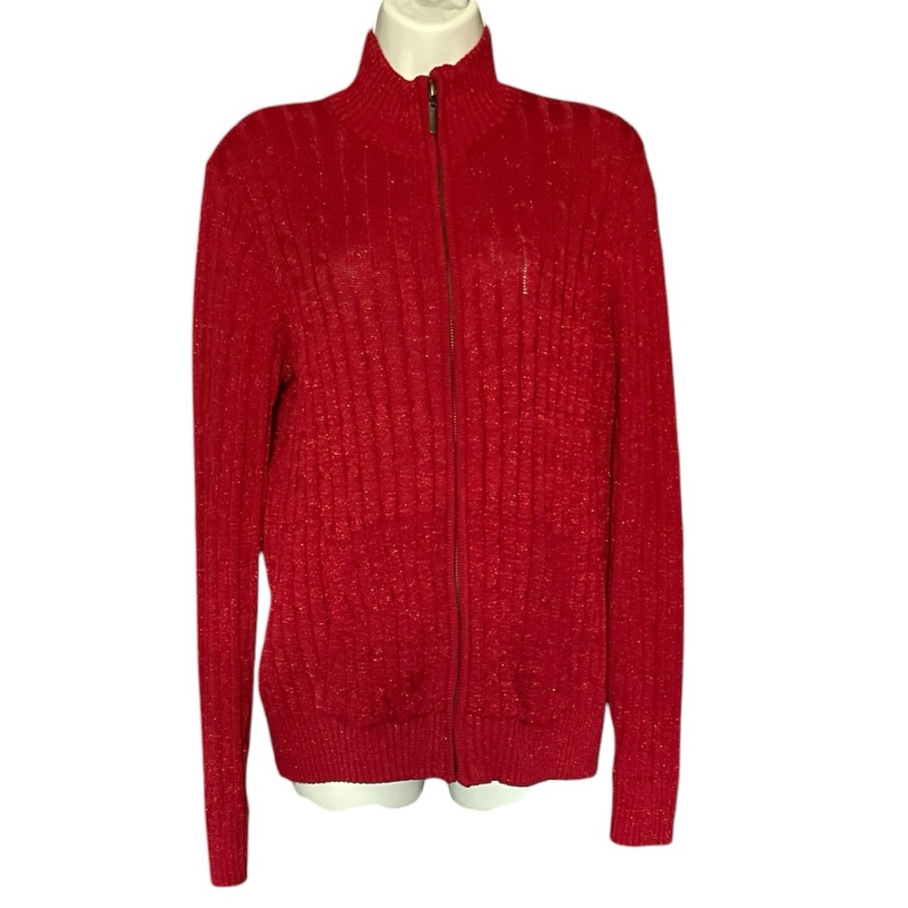 Croft and Barrow sparkly holiday sweater